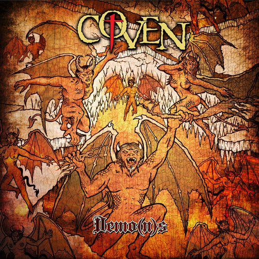 Coven - Demo(n)s - Limited Edition Demos LP - Orange Marble Variant!
