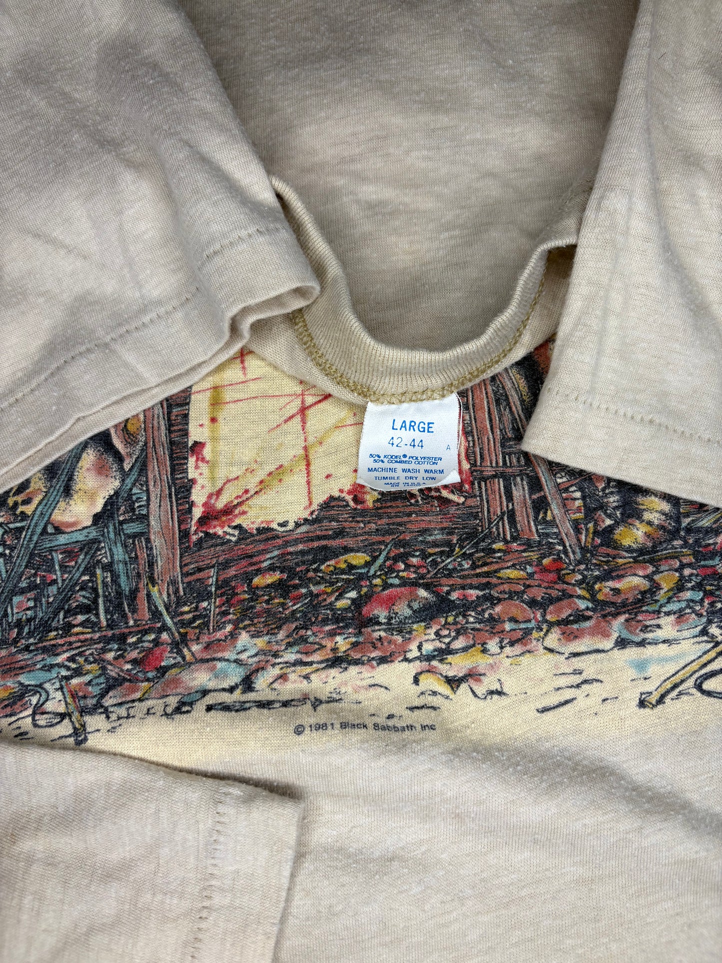 Black Sabbath 1981 “Mob Rules” Album cover T-Shirt