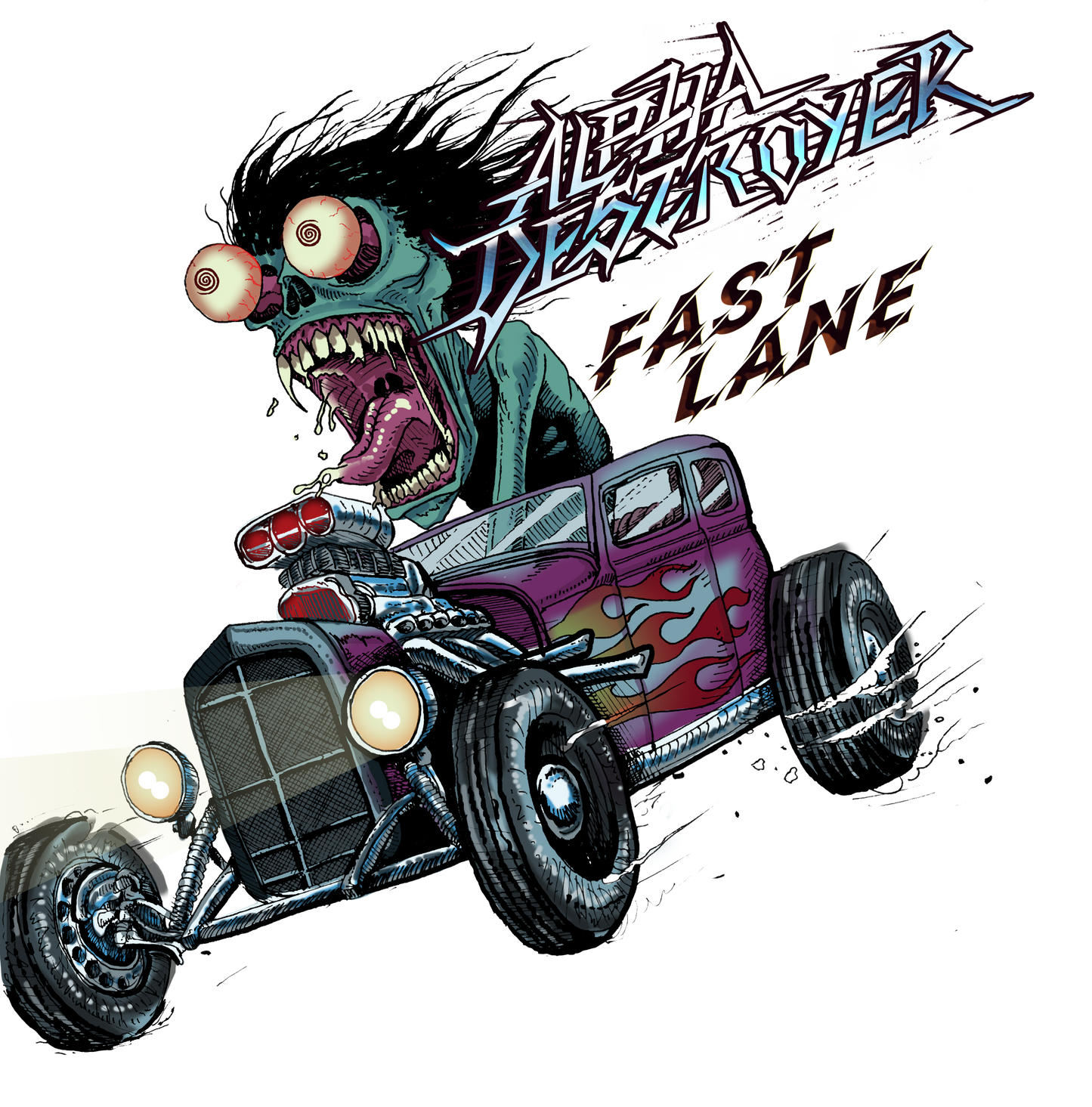 Alpha Destroyer - Short Sleeve Ringer T-Shirt