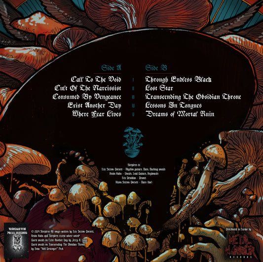 Sleepless - Through Endless Black LP (limited edition splatter vinyl)