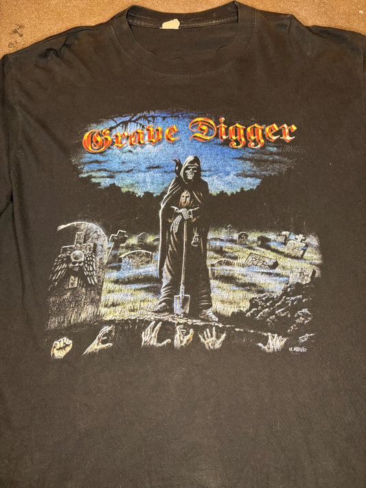 Grave Digger - 1990’s  European Made Long-Sleeve Metal T-Shirt