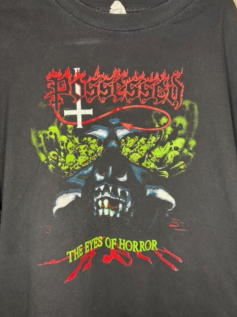 POSSESSED - The Eyes of Horror shirt (circa 2010)